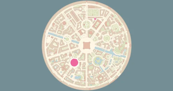 Map of where to find Ampharos in Pokémon Legends: Z-A (Lumiose City)