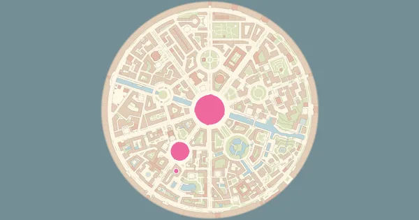 Map of where to find Barbaracle in Pokémon Legends: Z-A (Lumiose City)