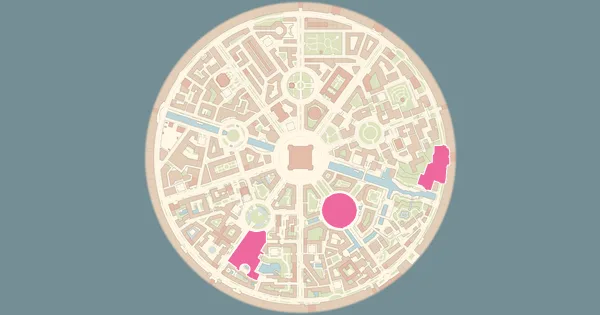Map of where to find Binacle in Pokémon Legends: Z-A (Lumiose City)