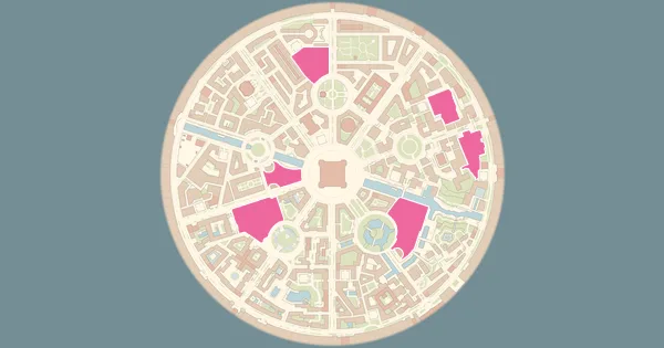 Map of where to find Cleffa in Pokémon Legends: Z-A (Lumiose City)