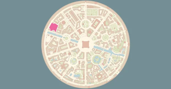 Map of where to find Diancie in Pokémon Legends: Z-A (Lumiose City)