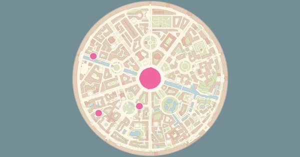 Map of where to find Dragalge in Pokémon Legends: Z-A (Lumiose City)