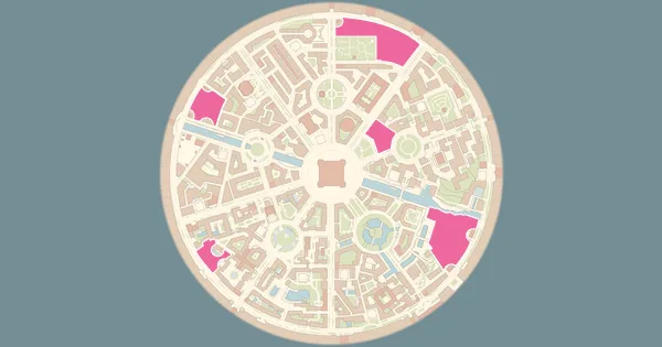 Map of where to find Dragonair in Pokémon Legends: Z-A (Lumiose City)