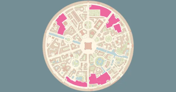 Map of where to find Eevee in Pokémon Legends: Z-A (Lumiose City)