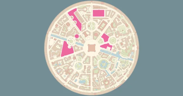 Map of where to find Ekans in Pokémon Legends: Z-A (Lumiose City)