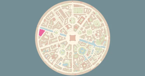 Map of where to find Excadrill in Pokémon Legends: Z-A (Lumiose City)