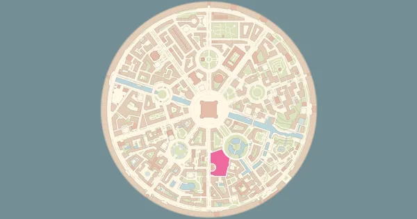 Map of where to find Feebas in Pokémon Legends: Z-A (Lumiose City)