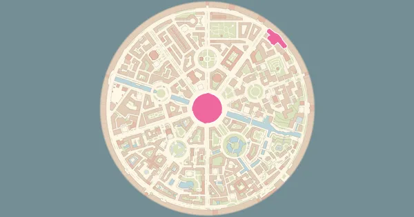 Map of where to find Gourgeist in Pokémon Legends: Z-A (Lumiose City)