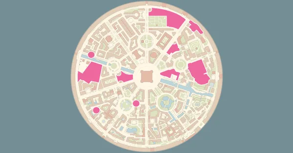 Map of where to find Haunter in Pokémon Legends: Z-A (Lumiose City)
