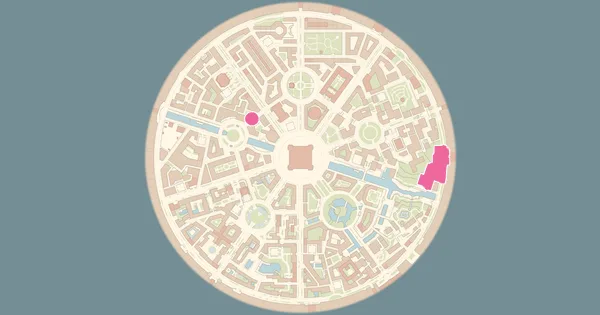Map of where to find Houndoom in Pokémon Legends: Z-A (Lumiose City)
