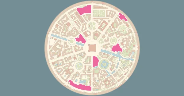 Map of where to find Larvitar in Pokémon Legends: Z-A (Lumiose City)