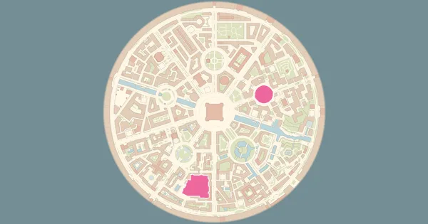 Map of where to find Machop in Pokémon Legends: Z-A (Lumiose City)