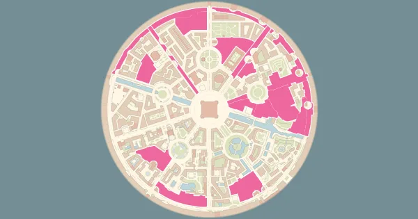 Map of where to find Panpour in Pokémon Legends: Z-A (Lumiose City)
