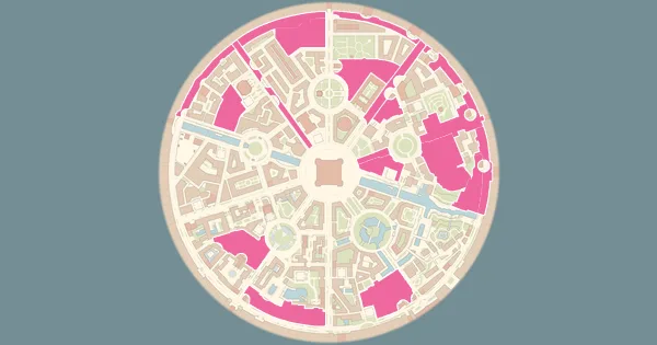 Map of where to find Pansage in Pokémon Legends: Z-A (Lumiose City)