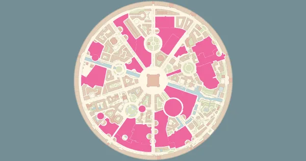 Map of where to find Patrat in Pokémon Legends: Z-A (Lumiose City)