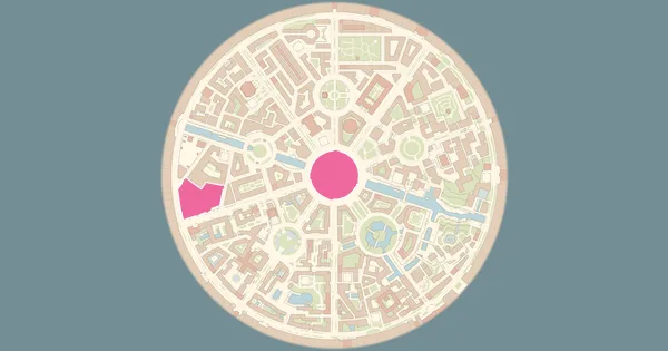 Map of where to find Sableye in Pokémon Legends: Z-A (Lumiose City)