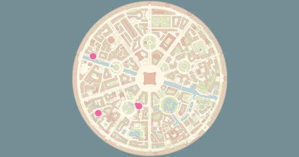 Map of where to find Skrelp in Pokémon Legends: Z-A (Lumiose City)