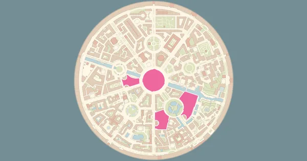 Map of where to find Talonflame in Pokémon Legends: Z-A (Lumiose City)