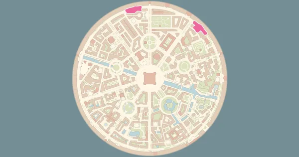 Map of where to find Trevenant in Pokémon Legends: Z-A (Lumiose City)