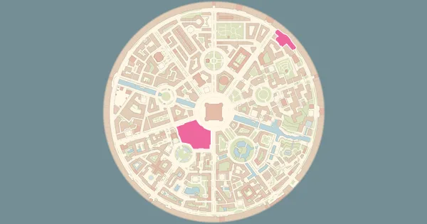 Map of where to find Whirlipede in Pokémon Legends: Z-A (Lumiose City)