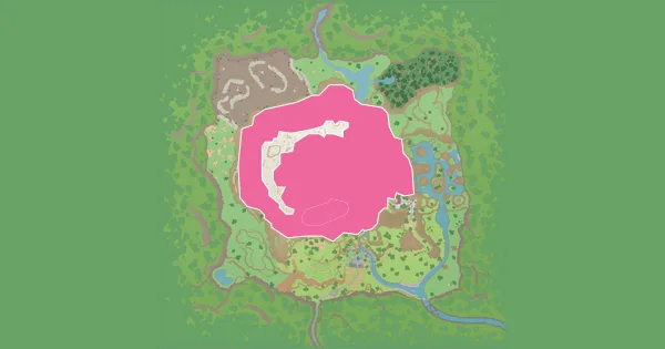 Map of where to find Bronzong in Pokémon Scarlet & Violet – The Teal Mask (Kitakami)