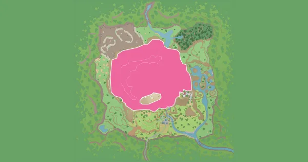 Map of where to find Chimecho in Pokémon Scarlet & Violet – The Teal Mask (Kitakami)