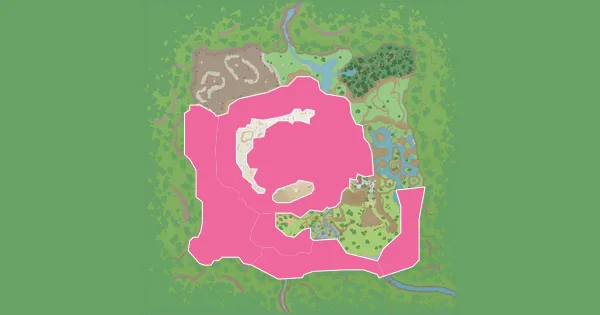 Map of where to find Ekans in Pokémon Scarlet & Violet – The Teal Mask (Kitakami)