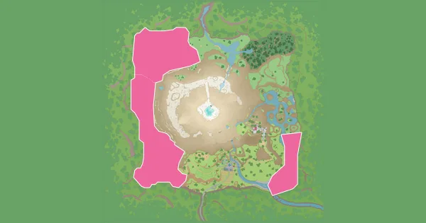 Map of where to find Gastly in Pokémon Scarlet & Violet – The Teal Mask (Kitakami)