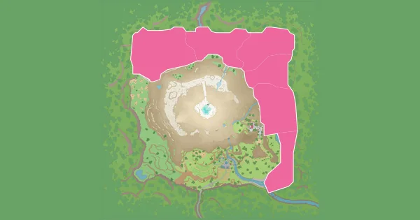 Map of where to find Gligar in Pokémon Scarlet & Violet – The Teal Mask (Kitakami)