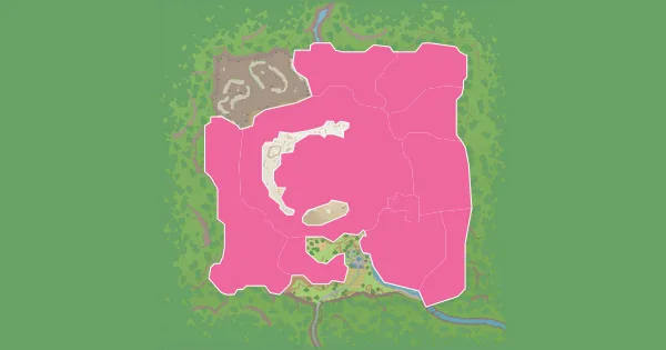 Map of where to find Growlithe in Pokémon Scarlet & Violet – The Teal Mask (Kitakami)
