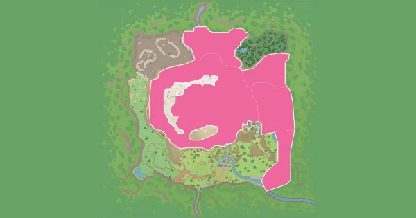 Map of where to find Gyarados in Pokémon Scarlet & Violet – The Teal Mask (Kitakami)