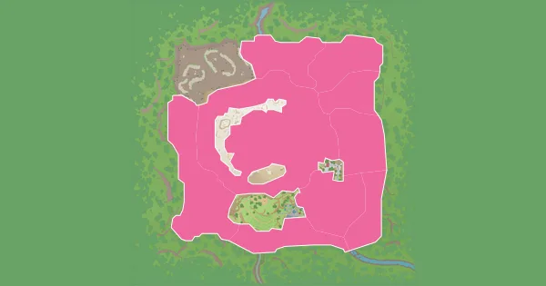 Map of where to find Hoothoot in Pokémon Scarlet & Violet – The Teal Mask (Kitakami)
