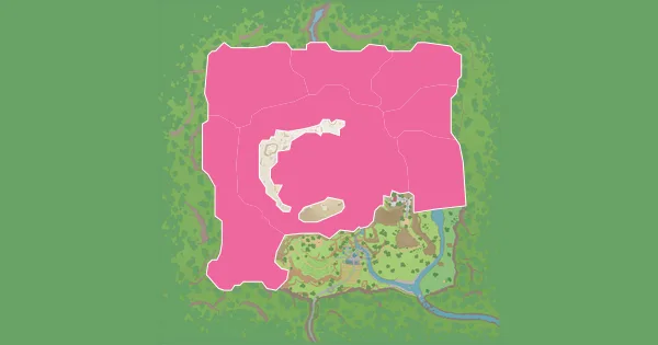Map of where to find Houndoom in Pokémon Scarlet & Violet – The Teal Mask (Kitakami)