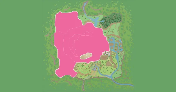 Map of where to find Koffing in Pokémon Scarlet & Violet – The Teal Mask (Kitakami)