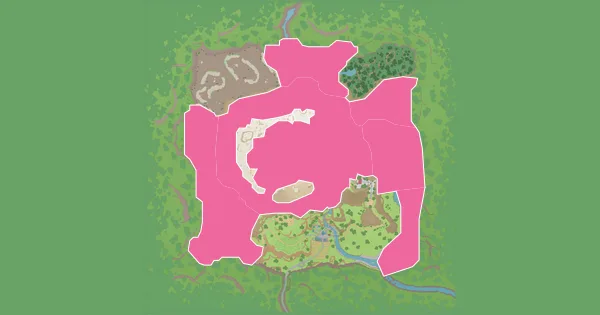 Map of where to find Magikarp in Pokémon Scarlet & Violet – The Teal Mask (Kitakami)