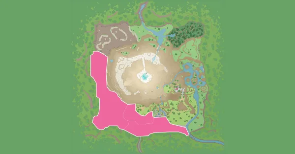 Map of where to find Poochyena in Pokémon Scarlet & Violet – The Teal Mask (Kitakami)