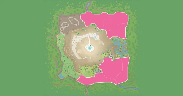 Map of where to find Seedot in Pokémon Scarlet & Violet – The Teal Mask (Kitakami)