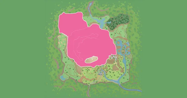 Map of where to find Slugma in Pokémon Scarlet & Violet – The Teal Mask (Kitakami)
