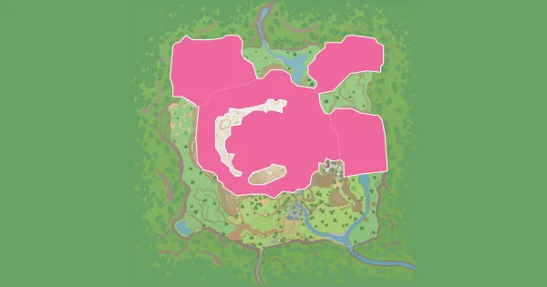 Map of where to find Sneasel in Pokémon Scarlet & Violet – The Teal Mask (Kitakami)