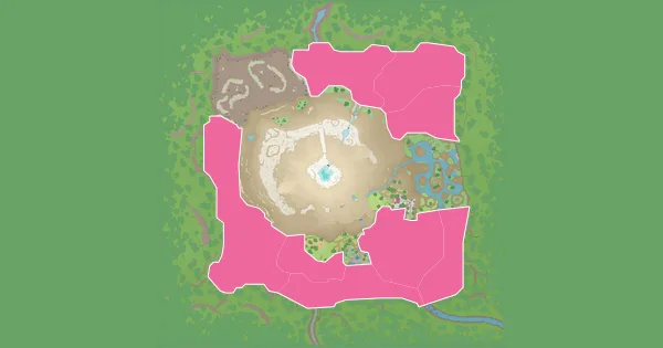 Map of where to find Spinarak in Pokémon Scarlet & Violet – The Teal Mask (Kitakami)