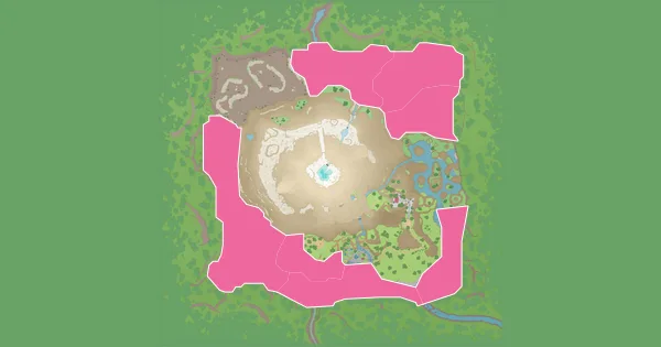 Map of where to find Volbeat in Pokémon Scarlet & Violet – The Teal Mask (Kitakami)