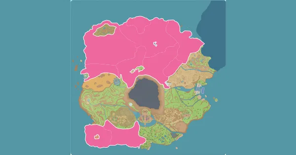Map of where to find Bellibolt in Pokémon Scarlet & Violet (Paldea)