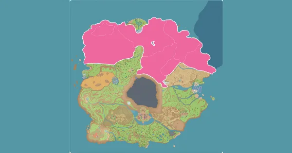 Map of where to find Brambleghast in Pokémon Scarlet & Violet (Paldea)