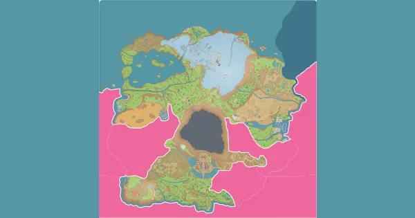 Map of where to find Bruxish in Pokémon Scarlet & Violet (Paldea)