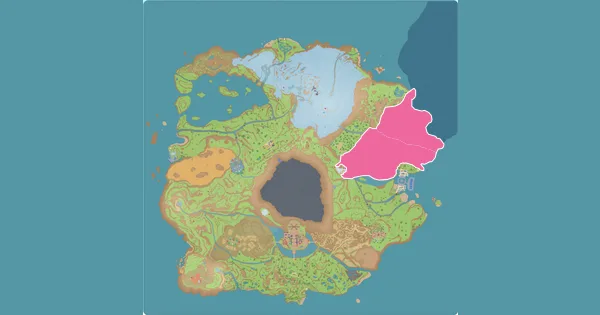 Map of where to find Camerupt in Pokémon Scarlet & Violet (Paldea)