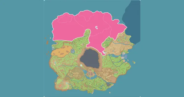 Map of where to find Cetitan in Pokémon Scarlet & Violet (Paldea)