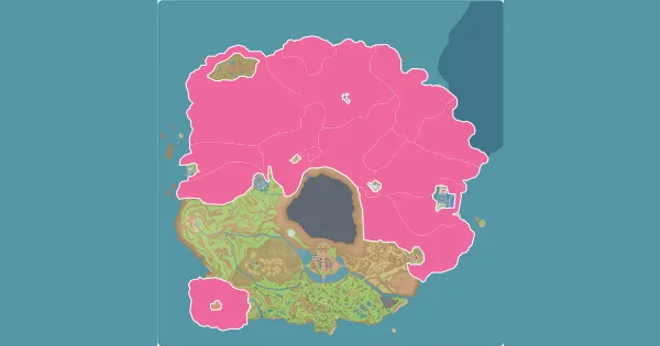 Map of where to find Chansey in Pokémon Scarlet & Violet (Paldea)