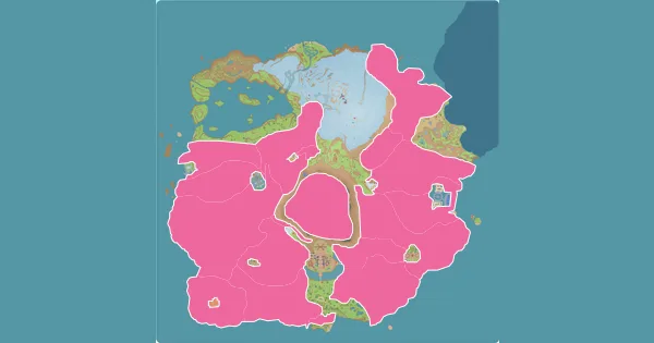 Map of where to find Charcadet in Pokémon Scarlet & Violet (Paldea)