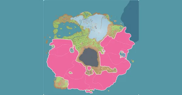 Map of where to find Chewtle in Pokémon Scarlet & Violet (Paldea)