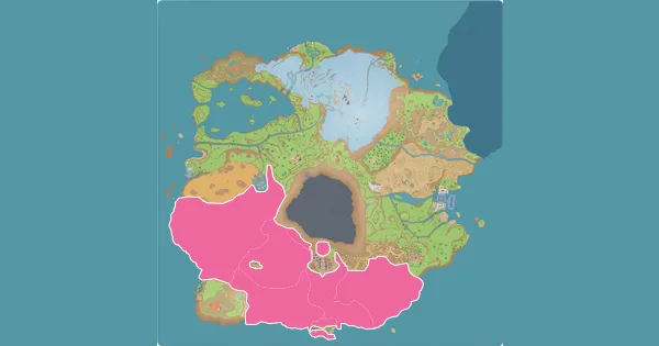 Map of where to find Combee in Pokémon Scarlet & Violet (Paldea)
